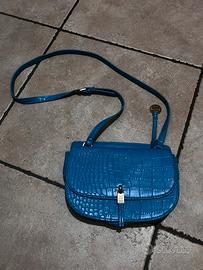 👜 Borsa Carpisa Cruz Blu effetto Coccodrillo