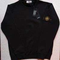 pullover nero uomo stone