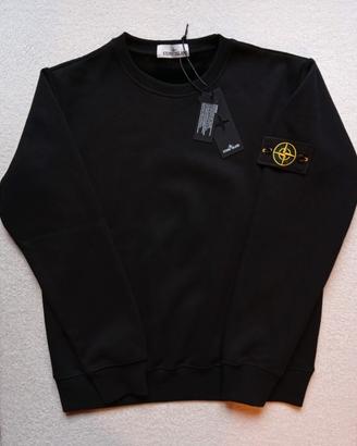 pullover nero uomo stone