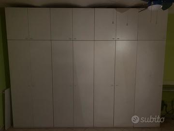 ARMADIO BIANCO 7 ANTE