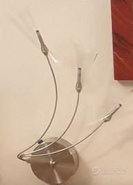 Lampade da parete Led/Paralume in vetro.Coppia •2