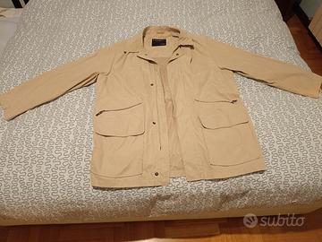 Giacca leggera beige uomo taglia XL