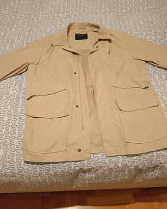 Giacca leggera beige uomo taglia XL
