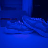 Sneakers Prada Cups colore grigio, taglia 46.