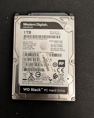 hard disk notebook 1 Tb