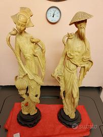 statua giapponese vintage anni 60