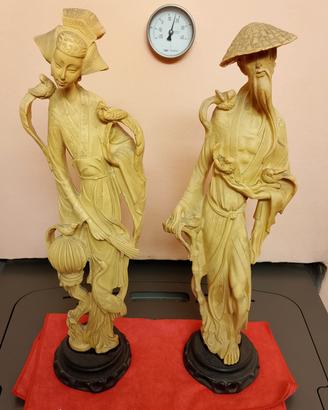 statue giapponesi vintage anni 60