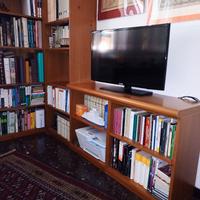 2 Librerie e mobile portaTV in noce tanganiKa