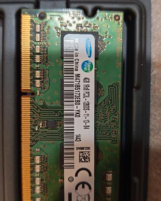 RAM 4GB DDR3L Samsung SODIMM - PC3L-12800S 1600MHz