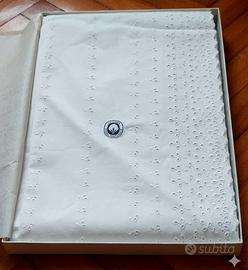 Set Lenzuola Matrimoniali Pizzo Sangallo ANNI 80 -