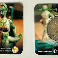 * 2x Coin card Belgio 2025 lotteria**