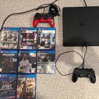 PS4 1TB 2 CONTROLLER E 8 GIOCHI