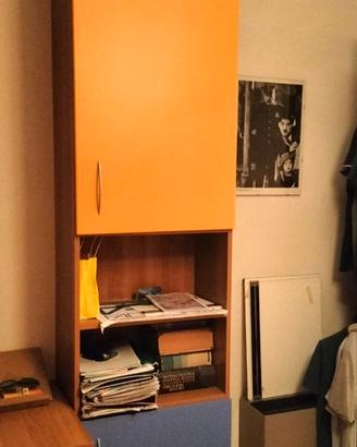 Scrivania + Cassettiera + Libreria