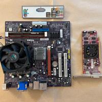 Scheda madre Packard Bell MCP73UT-PM  + cpu Intel