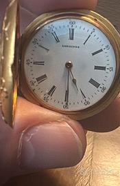 Orologio da tasca Longines in oro 18 kt vintage