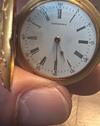 Orologio da tasca Longines in oro 18 kt vintage