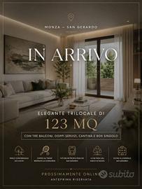 Appartamento di 117 m² con 3 locali e box auto a M