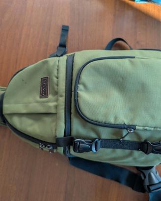 Zaino borsa fotografica mono spalla verde militare