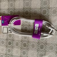 Cavo audio jack 3,5 mm x 2 metri