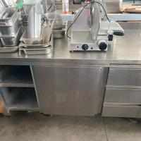 Tavolo da lavoro/Macchina ghiaccio/spremiagrumi