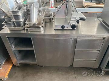 Tavolo da lavoro/Macchina ghiaccio/spremiagrumi