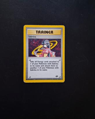 CARTA SABRINA 20/132 GYM CHALLENGE ENG HOLO