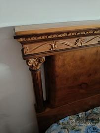 Letto matrimoniale e armadio