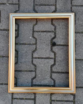 Cornice legno color oro-argento 40x50