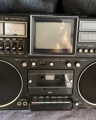 Radio lettore cassette tv jvc boombox