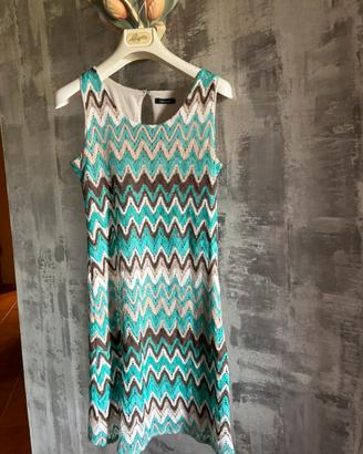 Abito Talco in pizzo crochet a zig-zag Taglia M