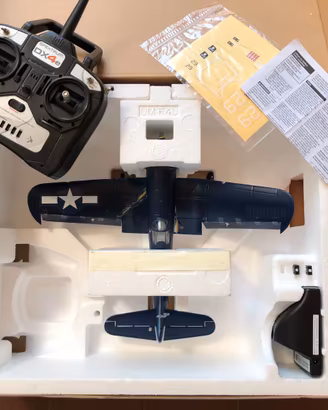 aereo PARKZONE F4U ultramicro + spektrum DX4E