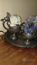 Servizio da the/caffè in peltro