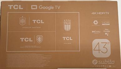 TV TCL 43” 4K HDR