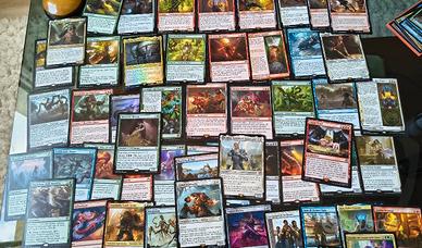 150 rare/mitiche + 3k carte magic non comuni/com