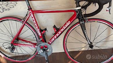 bici  Cannondale supersix evo red taglia 52