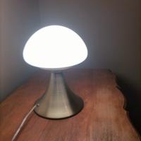 abat jour in metallo e vetro opalino