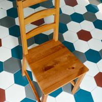 Sedie da pranzo con cuscino