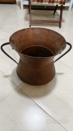 ANTICA GRANDE CONCA IN RAME BATTUTO 4,5 KG