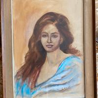 Quadro ritratto e quadro fiori