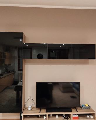 Mobile parete soggiorno TV Ikea completo
