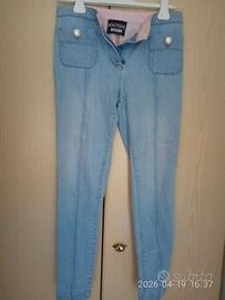 Jeans chiaro Moschino Taglia 40 donna