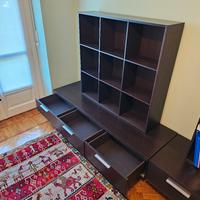Libreria+cassettiera bassa 