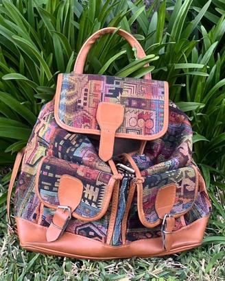 Zaino vintage in pelle