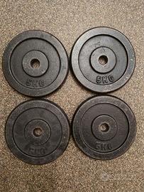 pesi palestra in ghisa 5 kg