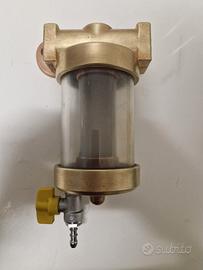 Filtro acqua BOSCHEL in ottone, cartuccia inox 