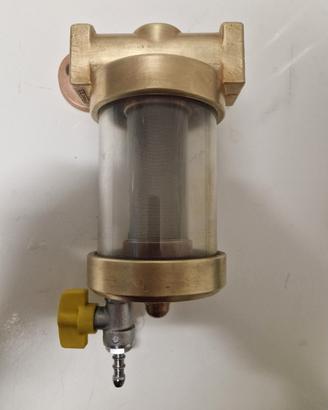 Filtro acqua BOSCHEL in ottone, cartuccia inox 