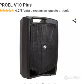  coppia casse Proel v10 plus