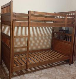 Letto a castello in legno