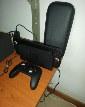 nintendo switch 2, pro controller e custodia 