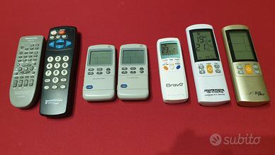 Telecomandi per tv, videoregistratore e altri